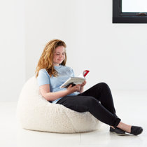 Bean Products Large Vinyl Bean Bag Chair | Filled w/Polystyrene Beads & CertiPUR Foam | Made in USA | 36”W, 36”L, 40”H | 20lb | Available in 2 Sizes