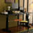 Black Rectangular Solid Wood desk-66818836
