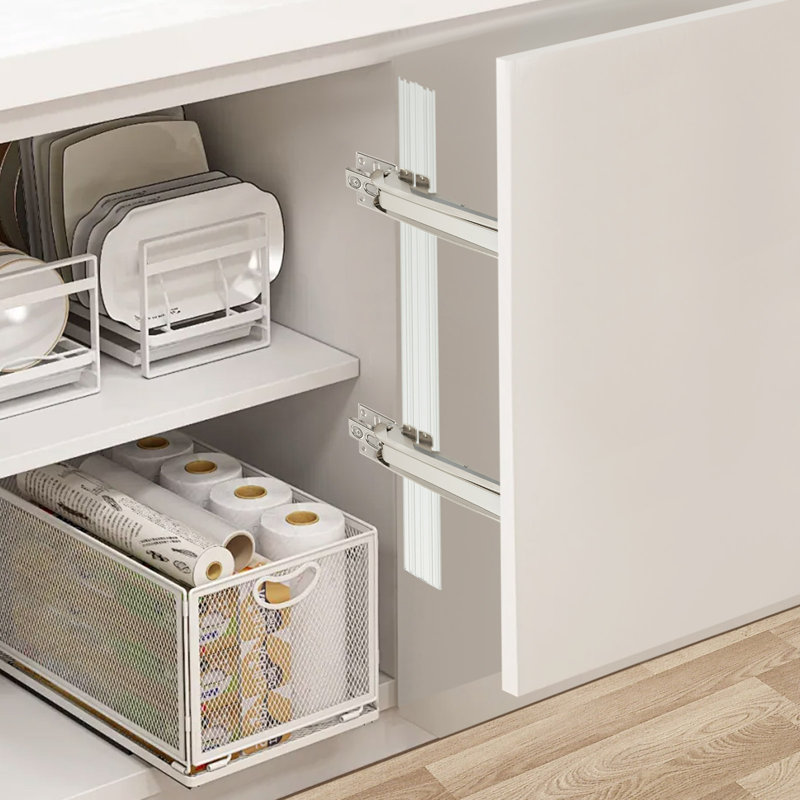Ensemble de 2 charnières d'armoire à fermeture en douceur à 180 ° avec capacité de 15,43 lb