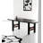 Ancient Chinese Style Black Solid Wood Rectangular Dining Table-111017847