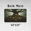 Shower Curtain w/ Bathmat-1443696419