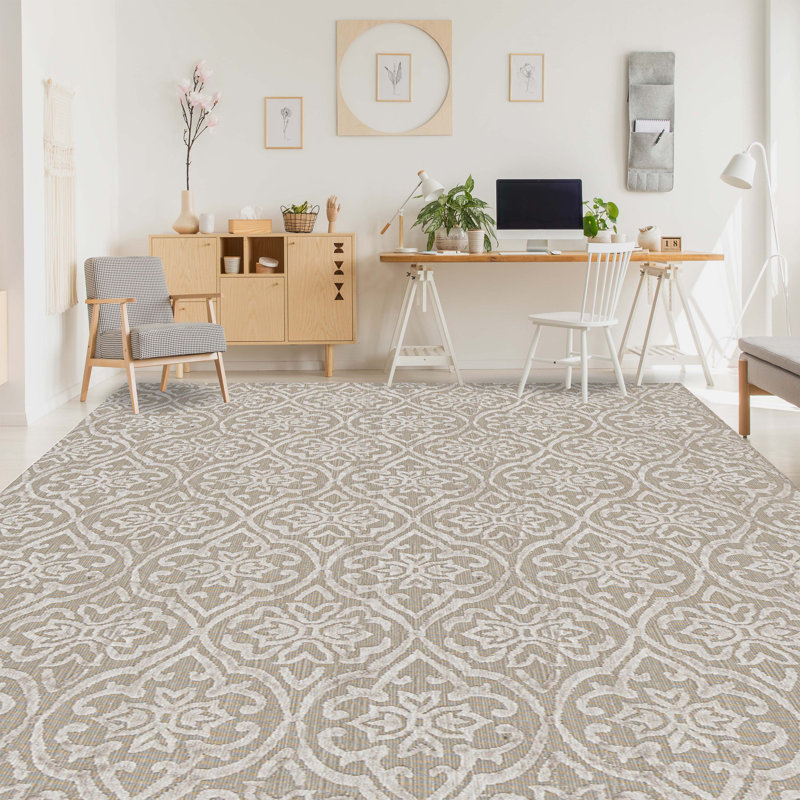 Damask Area Rug