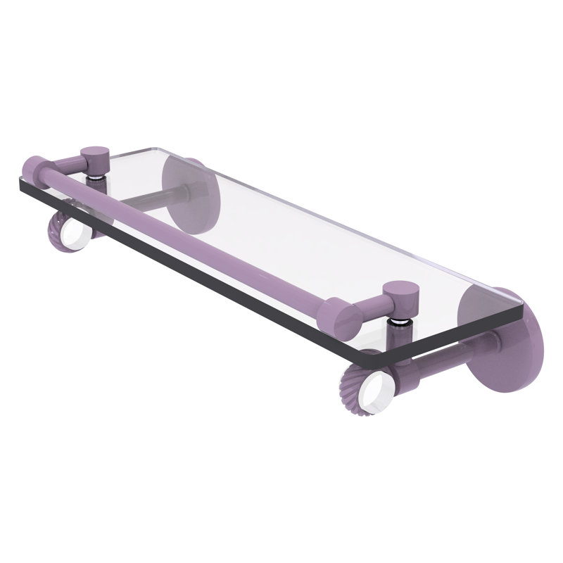 Tablette flottante Clearview, Lavande, H 3,75 po x l 16 po x P 5,65 po