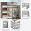 Triple lit superposé avec escalier de rangement-2146350888