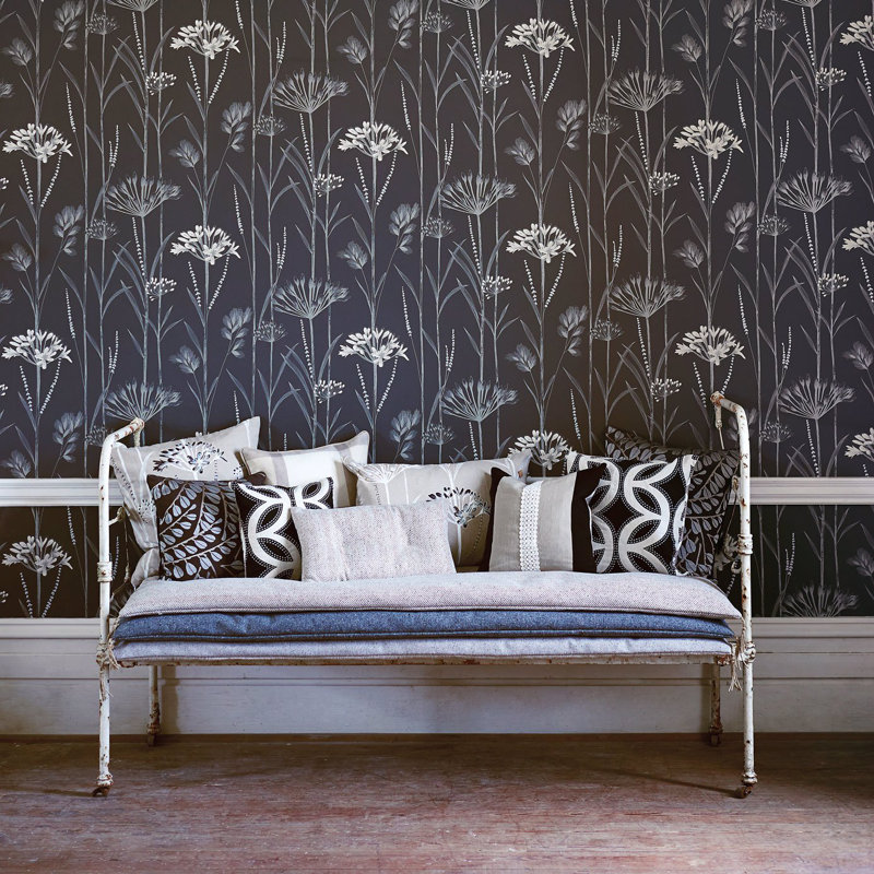 1005m x 52cm Wallpaper Roll, Ivory And Gold