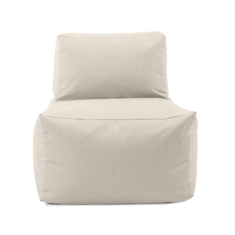 Pouf d'extérieur - Bois flotté naturel, Natural