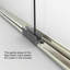 Porte de douche demi-cadre l 40 po x l 44 po x H 65,5 po-16481974-16481975