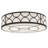 Retro Acrylic Flush Mount