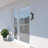 Dunston Natoli 1 - Light Seeded Glass Outdoor Armed Sconce with Dusk to Dawn-1701485231-1614284535