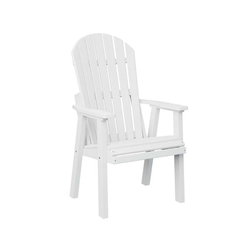 Berlin Gardens Comfo Back Regular Deck Chair, White