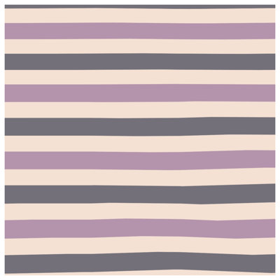 Édredon à rayures rose et gris