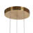 Chantae 3 - Light Brass LED Pendant