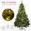Sapin de Noël artificiel haute 6 pi-1149037599