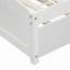Lit plateforme simple avec lit gigogne, blanc-2034964149