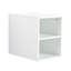 Petite étagère murale de 12 pouces pour le rangement, blanc brillant - chambre à coucher, salle de bain, cuisine, étagère de rangement pour la cuisine