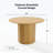 Solid Wood Dining Table Round Pedestal Kitchen Table-313468528-313468543