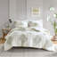 Ensemble d'édredon en chenille en mélange de coton pour lit double / grand 3 pièces