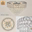 Luminaire suspendu en cristal Crystal, hauteur réglable pour plafonds inclinés, 3 couleurs interchangeables, finition chromée, 11 lumières E12 / E14, plafonnier moderne pour salle à manger / salon-917252789-917252791-917252790