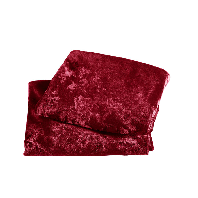 Floral Rectangular Lumbar Cushion Cover, Garnet