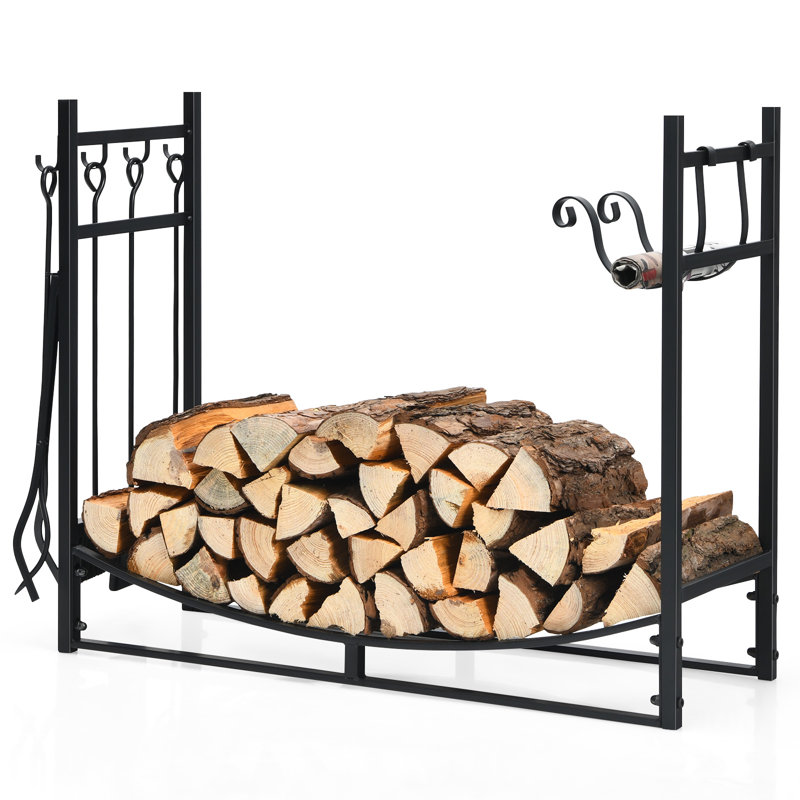 Turin 90cm W Metal Log Rack