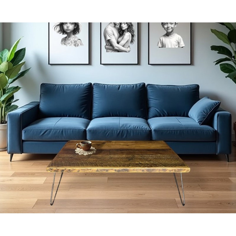 Table basse C-SP, H 13,5 po x L 48 po x l 30 po