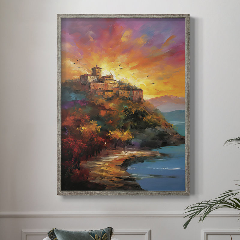 LANDSCAPES Series CCLIV, reproduction encadrée - bois massif, H 21 po x l 17 po