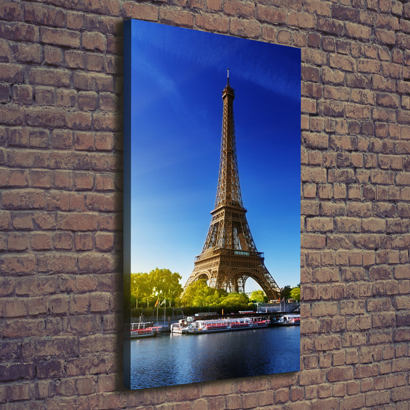 Eiffel Tower Paris - Wrapped Canvas Print