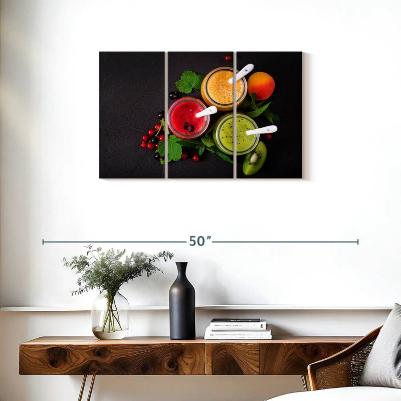 Yarlin Assorted Fruit Smoothies, 20" H x 33" W