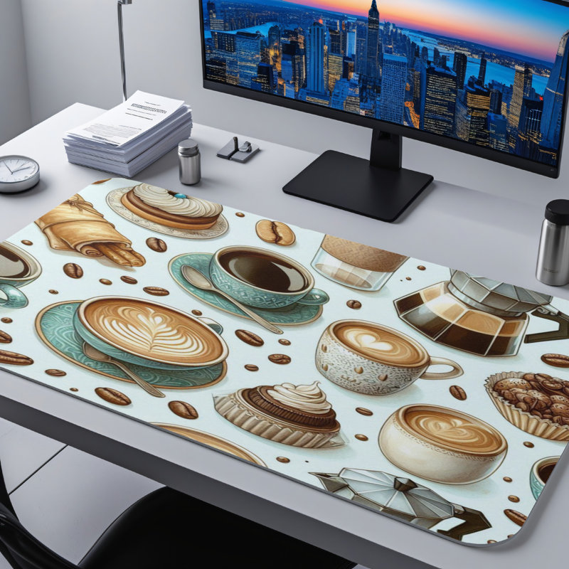 Polyester Desk Pad, 31.5x15.5
