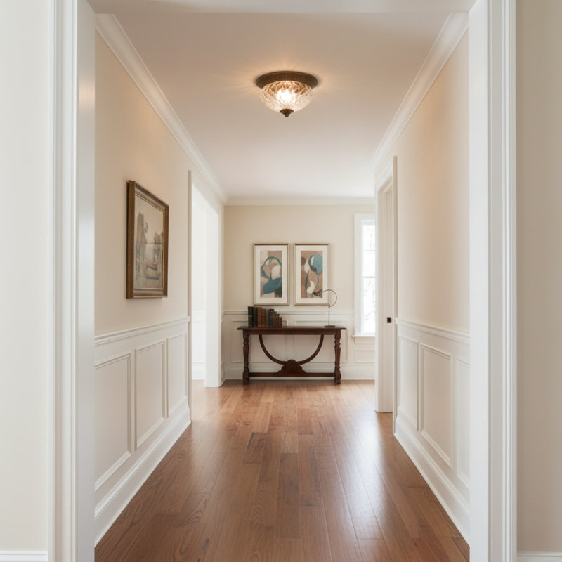Mary 2 Light Flush Mount, Pearl Bronze