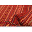 Tapis rouge en laine tissé à la main et à plat