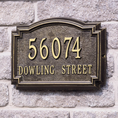 Williamsburg 2-Line Address Plaque