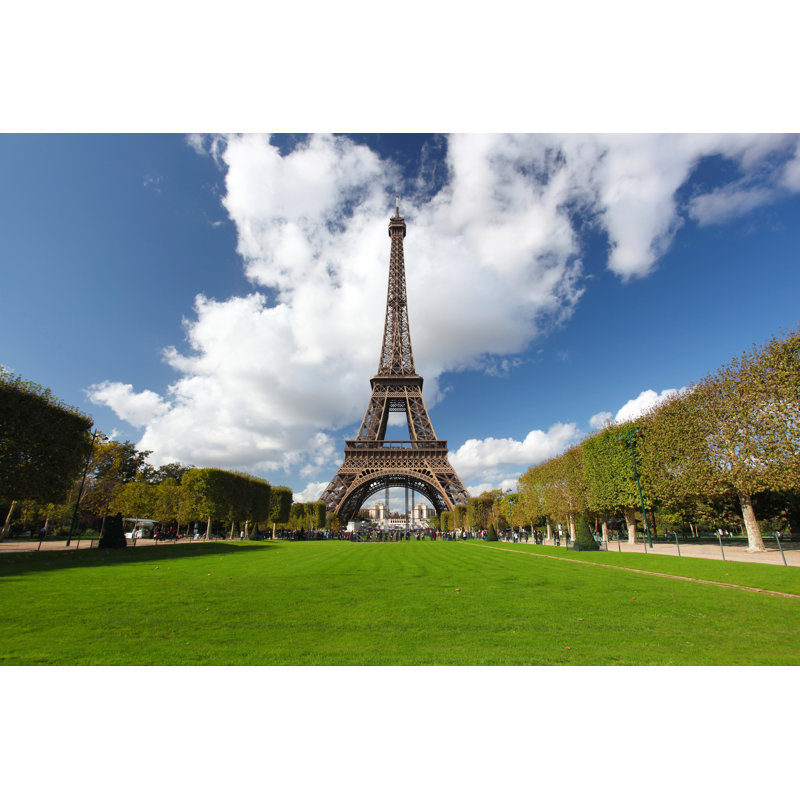 The Eiffel Tower In Paris - Wrapped Canvas Print, 30cm H x 46cm W x 3.8cm D