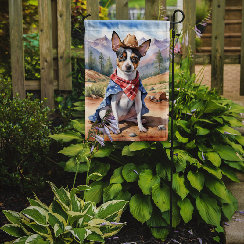 Drapeau Cowboy Welcome Garden, Terrier de rat