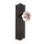 Meadows Plate with White Rose Porcelain Door Knob-1287323539-1291187668