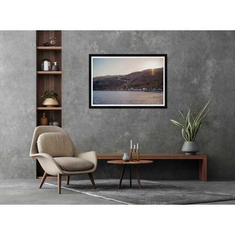 Harbor Sunset Print by Tim Klein