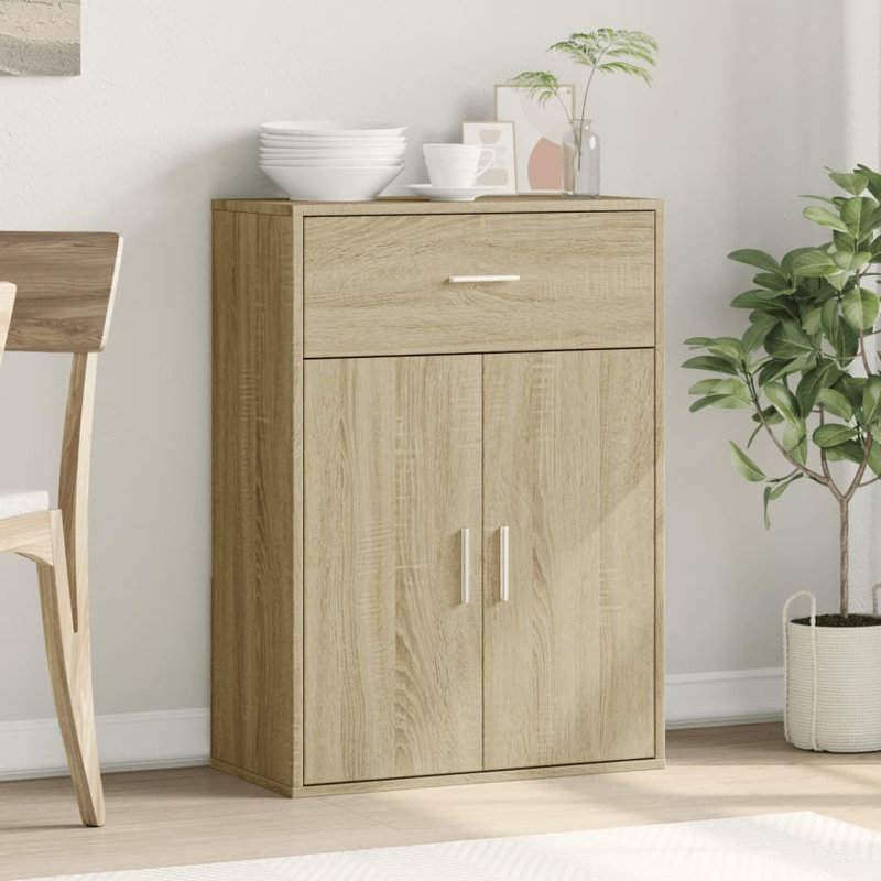 Oshyn 2 - Door Standard Accent Cabinet, Sonoma Oak
