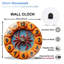 Horloge murale moderne en verre 12 po