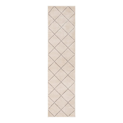 Latitude Run® Checks Novica Rug White and Silver