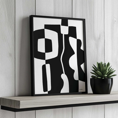 «Opposites Séduire I» par Amber, reproduction d'art Sterling