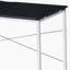 Bureau de meuble-lavabo noir et chrome