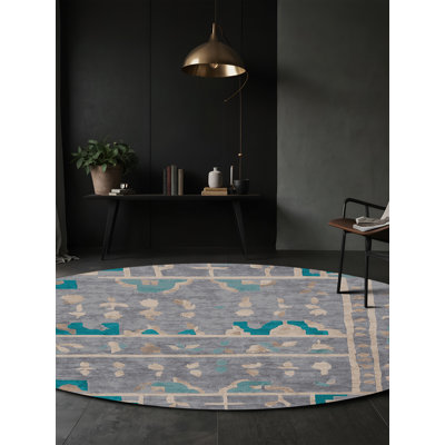 Tapis gris lavable à la machine
