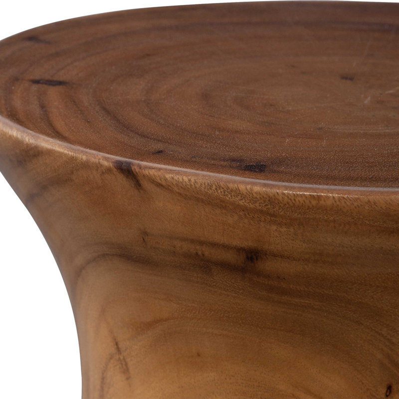 Table de bout en bois massif Cinda Carran