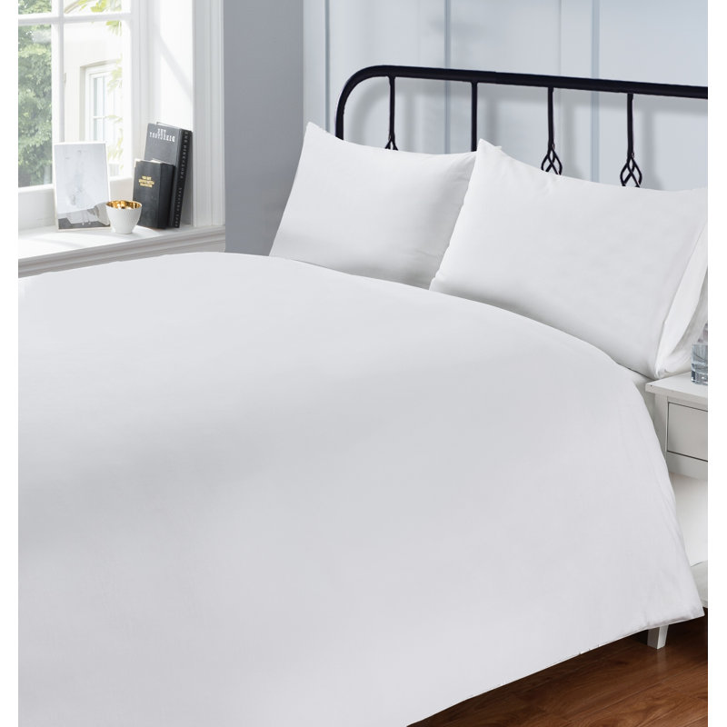 Itzany 100% Cotton Flat Sheet, White, Super King (6')