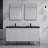 Dowell 60.9'' Rectangular Drop-In Double Bathroom Vanity Top with Overflow-74367430-74367429