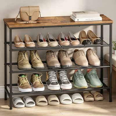 12 Pair Shoe Rack