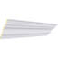 Moulure traditionnelle Endurathane Dublin, H 3 7/8 po x P 3 7/8 po x F 5 1/2 po x L 94 1/2 po, apprêtée en usine