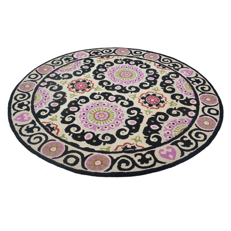 Tapis écologiques Selma, Rond 8 pi x 8 pi