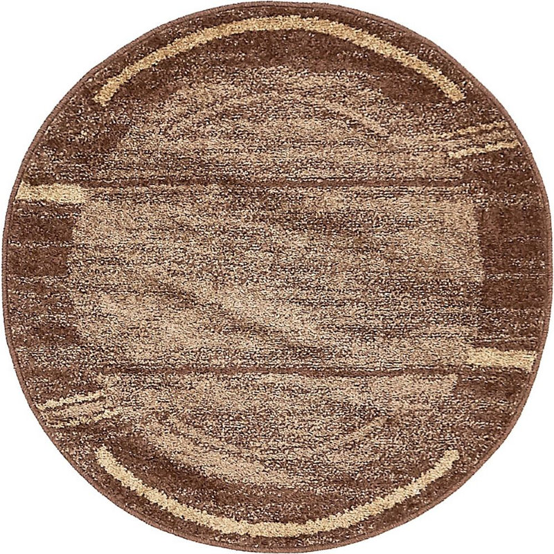 Harvest Abstract Indoor Rug, Round 8'