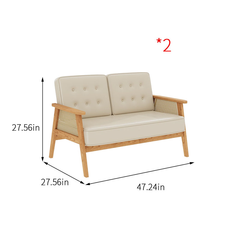 Banc de dessert décontracté et confortable